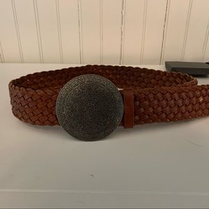 American Eagle Braided Leather Belt